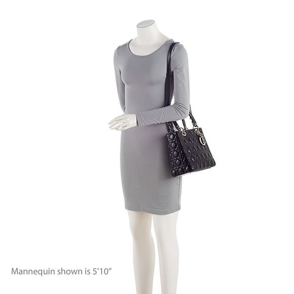 Dior Lambskin Lady Dior Medium Tote - Picture 5 of 15